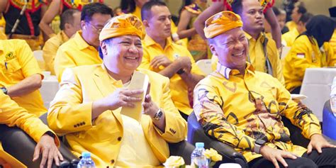 Airlangga Hartarto Banyak Tokoh Masuk Golkar 2024 Saatnya Kita Menang