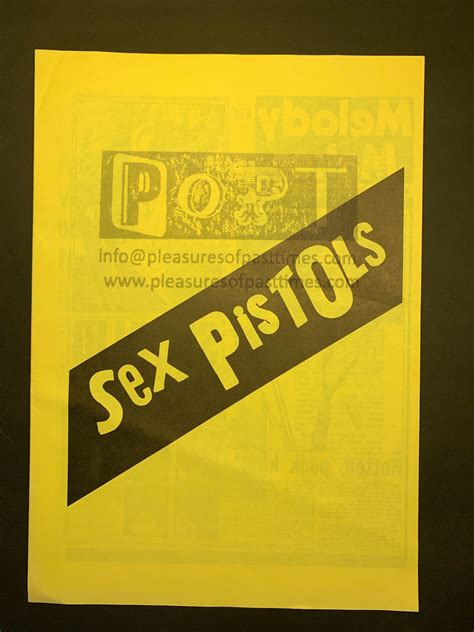 Punk Sex Pistols Anarchy In The Uk Press Book Single Pleasures