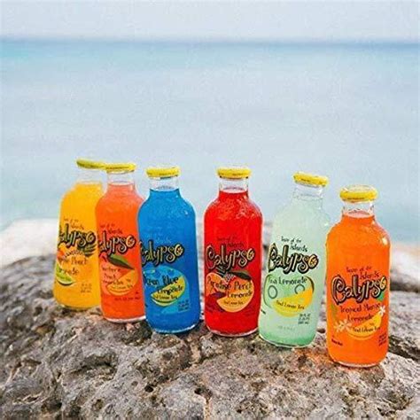 Calypso Lemonades 16 Ounce Glass Bottles 6 Pack Strawberry Lemonade