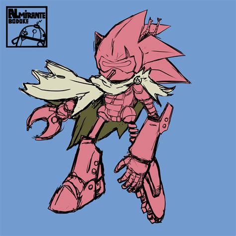 Mecha Sonic Sonic Idw Wip By Almirantebodoke On Deviantart