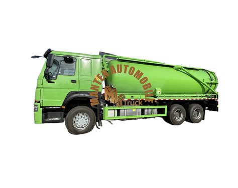 Sinotruk Howo X Cbm Liters Vacuum Sewage Suction Sewer Tank