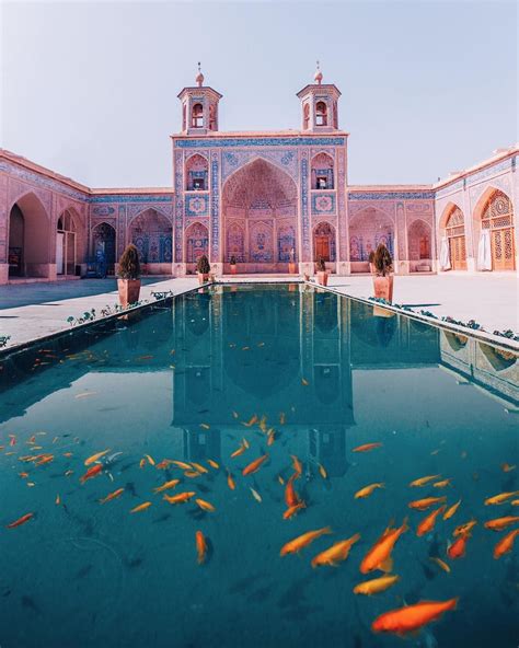 Pink Mosque Also Known As Nasir Al Molk Mosque In Iran Is A Must See