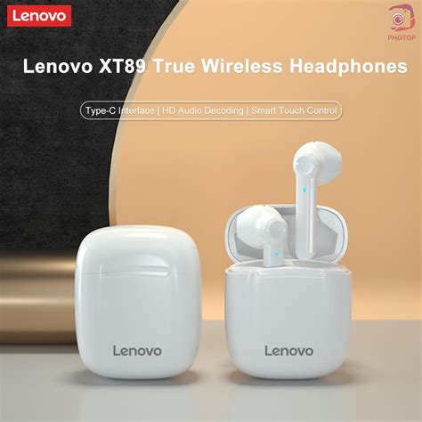 Lenovo Xt89 True Audífonos Inalámbricos Bluetooth 5 0 Tws Earbuds