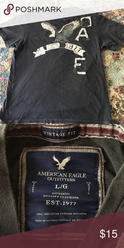 American Eagle Vintage Fit Tee Vintage Fits Workout Tee American Eagle