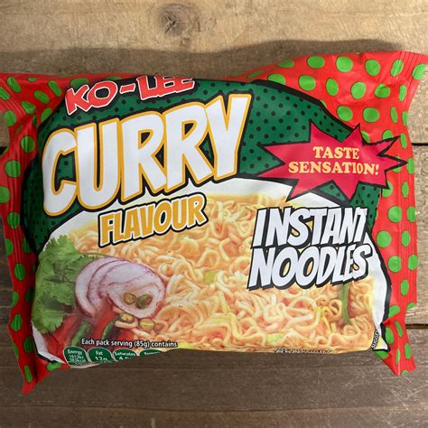 6x Ko Lee Taste Sensation Curry Flavour Instant Noodles Packs 6x85g And Low Price Foods Ltd