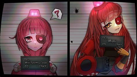 Mimi Sentry And Mini Sentry Chan Original And 2 More Drawn By Lerimar