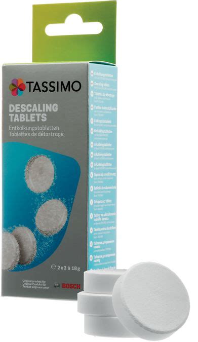 Pastilles D Tartrantes Pour Machines Caf Tassimo Bosch