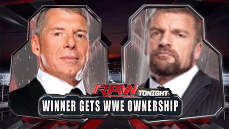 Wwe Raw Triple H Vs Vince Mcmahon Full Match Hd Youtube