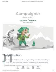 Introduction Campaigner ENFP Personality 16Personalities Pdf 9 22 21