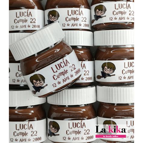 Mini Nutella Nocilla Comunión Bautizo Bodas Cumpleaños Baratas