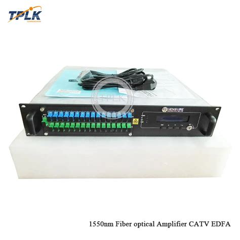 1U EDFA 16port Optical Amplifier 16port EDFA FTTH Optical High Power