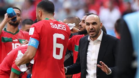 Coupe Du Monde Lentraineur Marocain Walid Regragui Demande Plus De Place Pour Le Foot