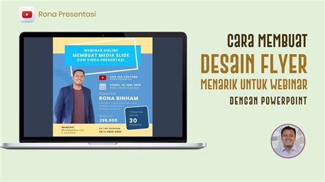 Cara Membuat Flyer Webinar Atau Seminar Online Yang Keren Dan Menarik