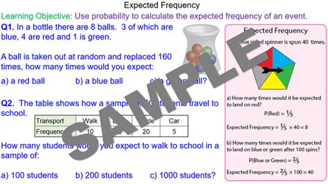 Predicting Outcomes Using Probability Mr