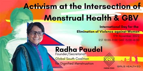 Global South Coalition For Dignified Menstruation 8th DecemberA