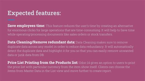 Ppt Odoo Expected Features And Its Roadmap Powerpoint