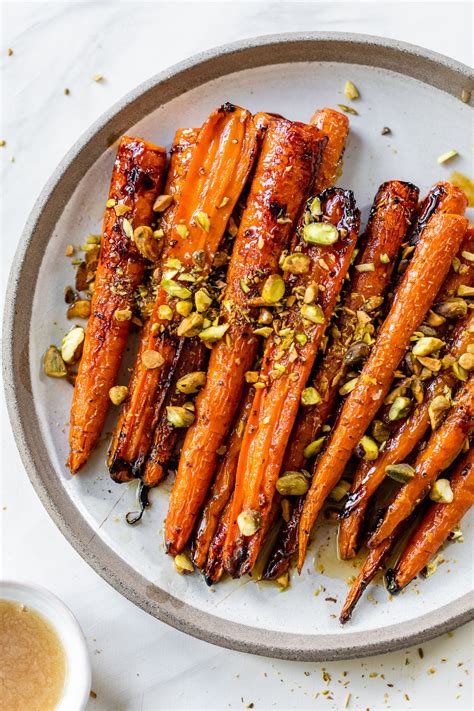 Maple Roasted Carrots The Almond Eater