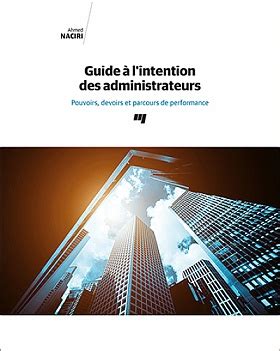 Guide L Intention Des Administrateurs Presses De L Universit Du Qu Bec