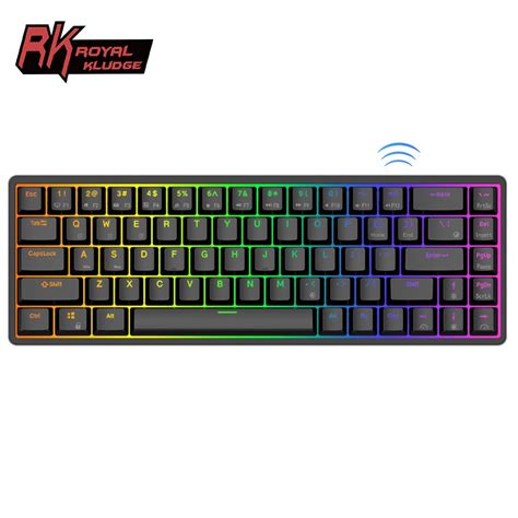 Royal Kludge Rk837 Rkg68 Mechanical Mini Wireless Keyboard With 60