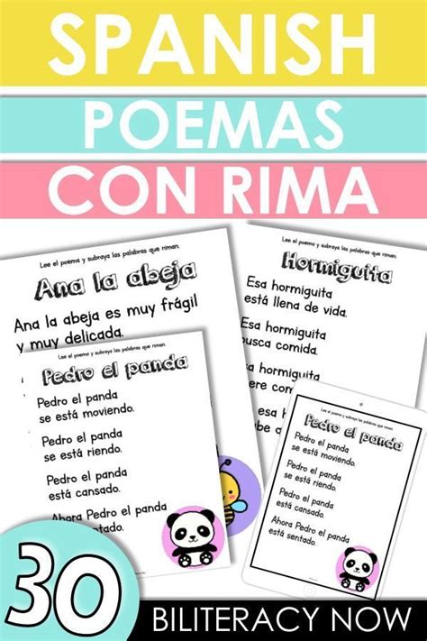 Rhyme Words In Spanish