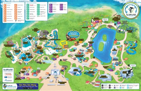 Seaworld Orlando Park Map Printable - Printable Maps