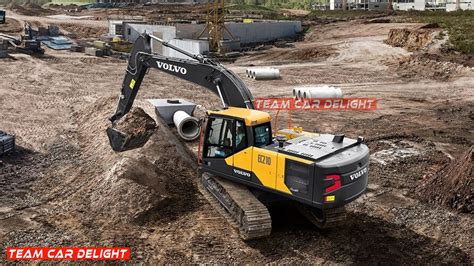 Volvo Unveils New Built For Bharat Hydraulic Excavator Team Car