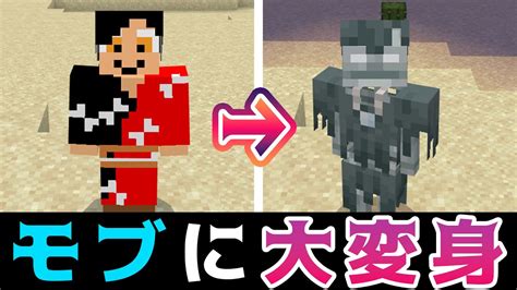 【変身アドオン】モブになってメンバーをいじめます。【マインクラフト統合版】 Youtube