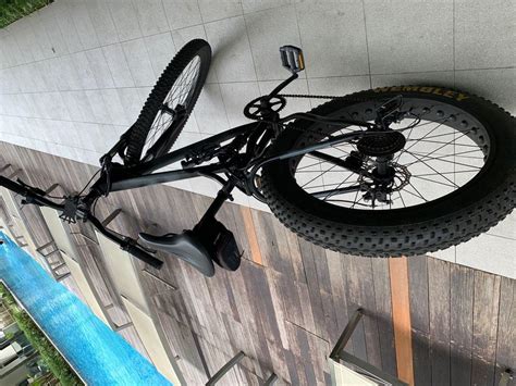 Fatbike With Upgraded Front Wheel And Fork Sports Equipment Bicycles