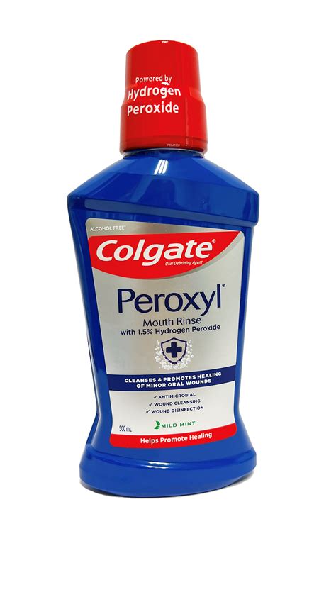 Colgate Peroxyl Mouth Rinse Tooth Booth