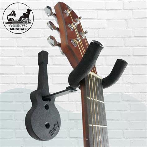 Suporte De Parede Saty Violão Guitarra Baixo Modelo Violão Shopee Brasil