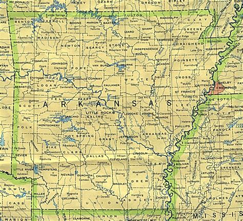 Arkansas Base Map