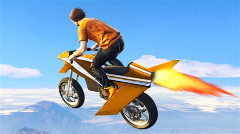 New Flying Rocket Bike Gta Dlc Youtube