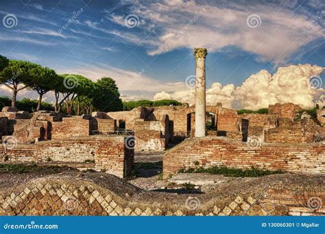 Ruins Of Ostia Antica Royalty-Free Stock Photo | CartoonDealer.com ...