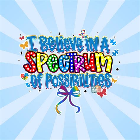 DTF PRINT-Spectrum of Possibilities-Autism Awareness – Craft Depot