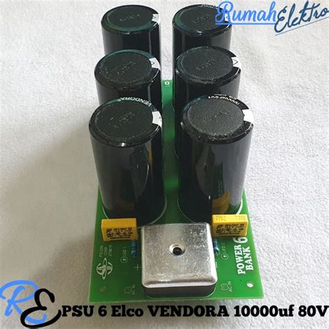 Jual Kit PSU 6 Elco VENDORA 10000uf 80V Dioda Kotak Shopee Indonesia