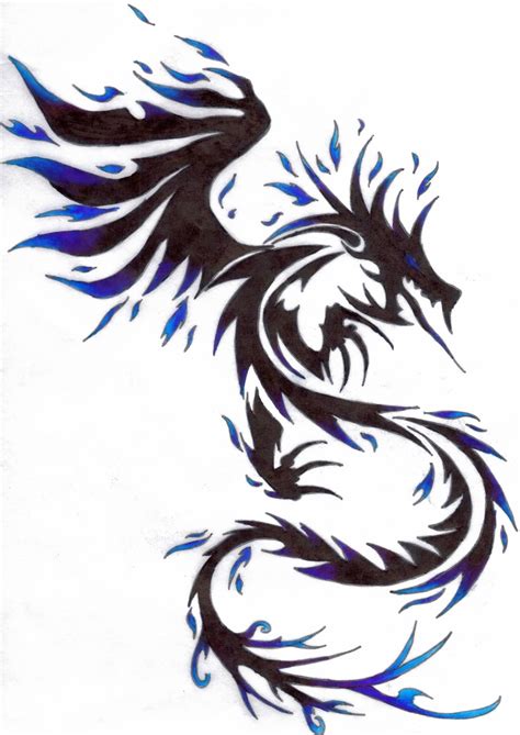 Dragon Tribal Drawings