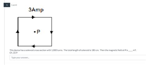 Solved 2ammthis Device Has A Solenoid Cross Section With