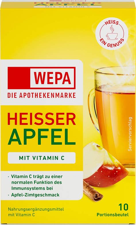 Wepa Heisser Apfel Vitamin C X G Pulver Kaufen Volksversand