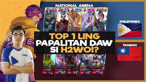 Top Ling Ng Team Ph Papalitan Na Daw Si H Wo National Arena Youtube