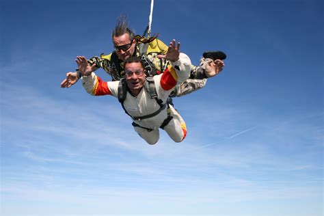 Free Images Sky Escape Aircraft Extreme Sport Parachute Duo