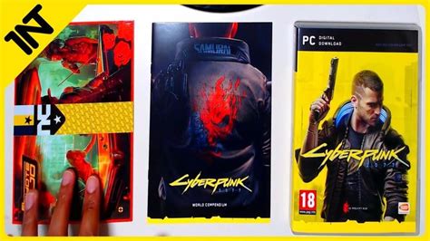 UNBOXing CYBERPUNK 2077 Standard Edition MAP COMPENDIUM POSTCARDS