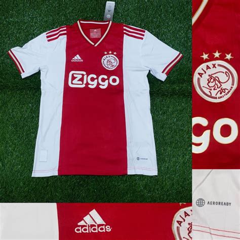 Jual Kaos Baju Jersey Bola Ajax Home 2022 2023 Premium Import Shopee