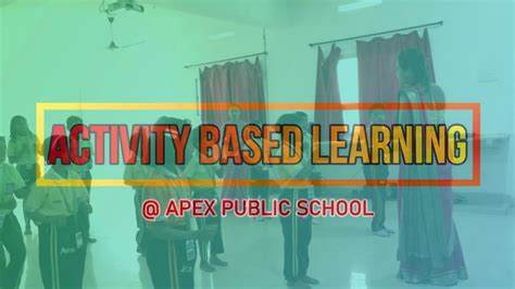 Activity Based Learning For Kids Apex Public School Marang Marcha