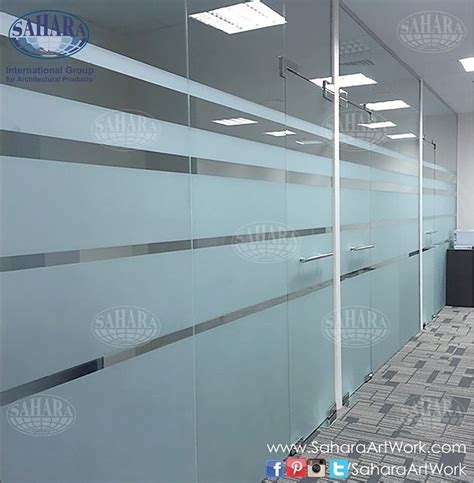 Saharaartworkoffice Door And Partitions Made From Clear Glass