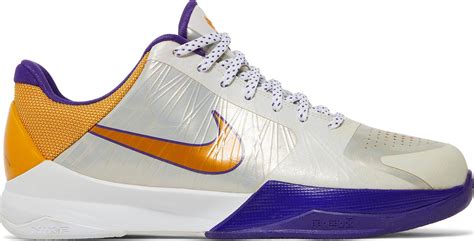 Buy Zoom Kobe 5 Gs Lakers Home 386647 100 Goat