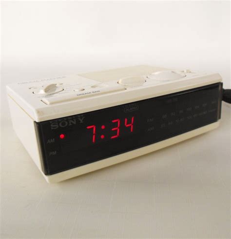 Sony Dream Machine Alarm Clock Radio Icf C W S Vintage