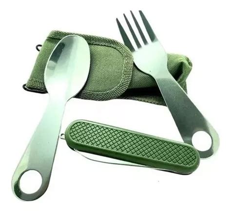 Set Cubiertos Camping Multiuso 9 En 1 Set Camping Portatil Cuotas Sin