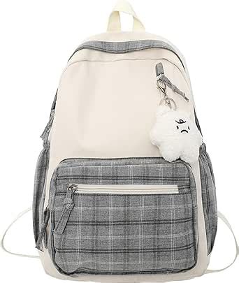 Aesthetic Backpack Kawaii Backpack Sage Green Backpack For Girls Teens