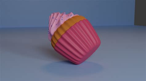 3d Cupcake Model Turbosquid 2065534