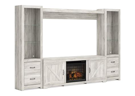 Bellaby 4 Piece Entertainment Center With Electric Fireplace